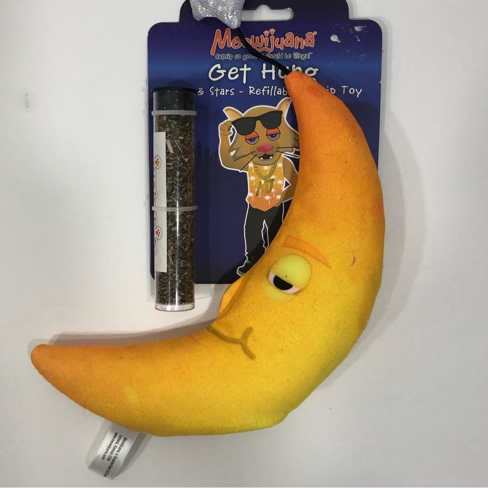 Moon & Star Refillable Catnip Toy